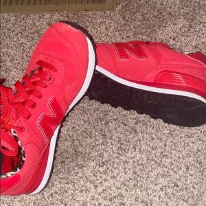 Red New Balance Shoes